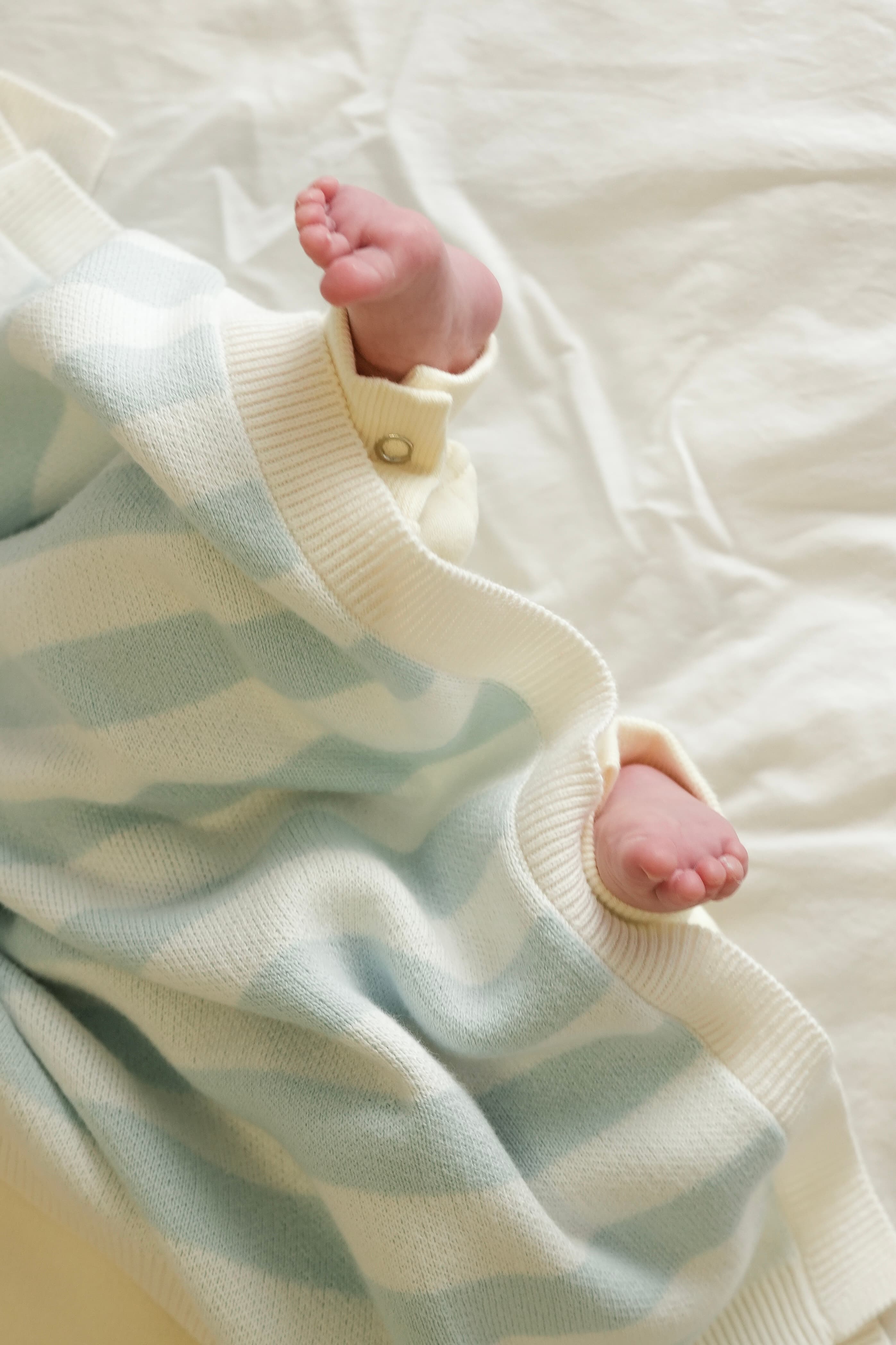 Blue & Ivory Blanket