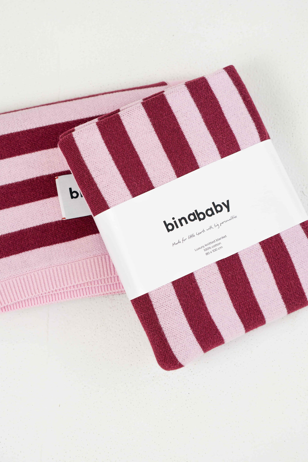 Pink & Burgundy Blanket