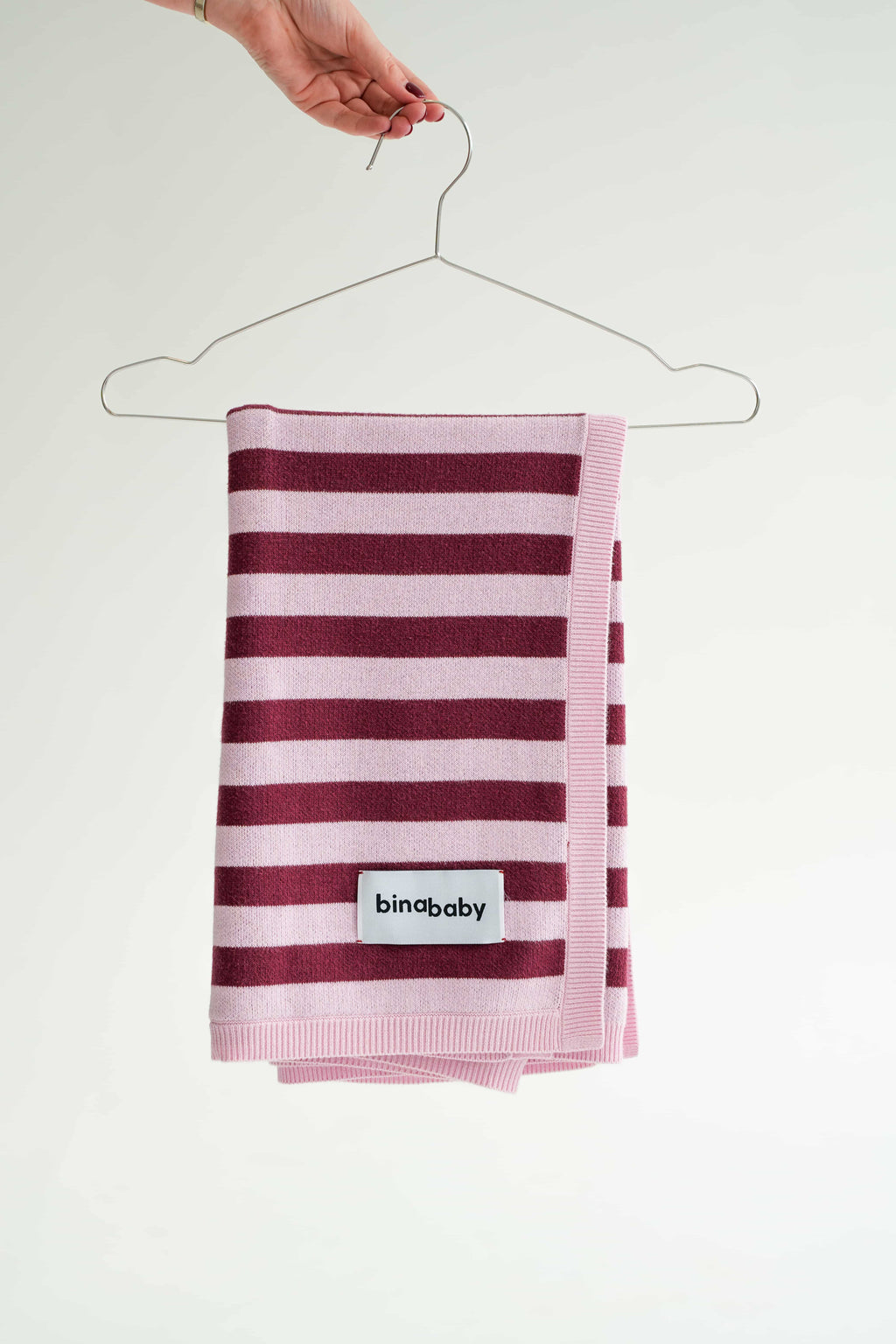 Pink & Burgundy Blanket